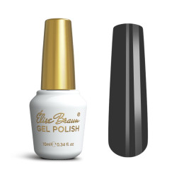 Гель-лак Elise Braun Color Glass 001 вітражний графіт 10 мл