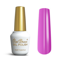 Гель-лак Elise Braun Color Glass 004 вітражний рожевий 10 мл