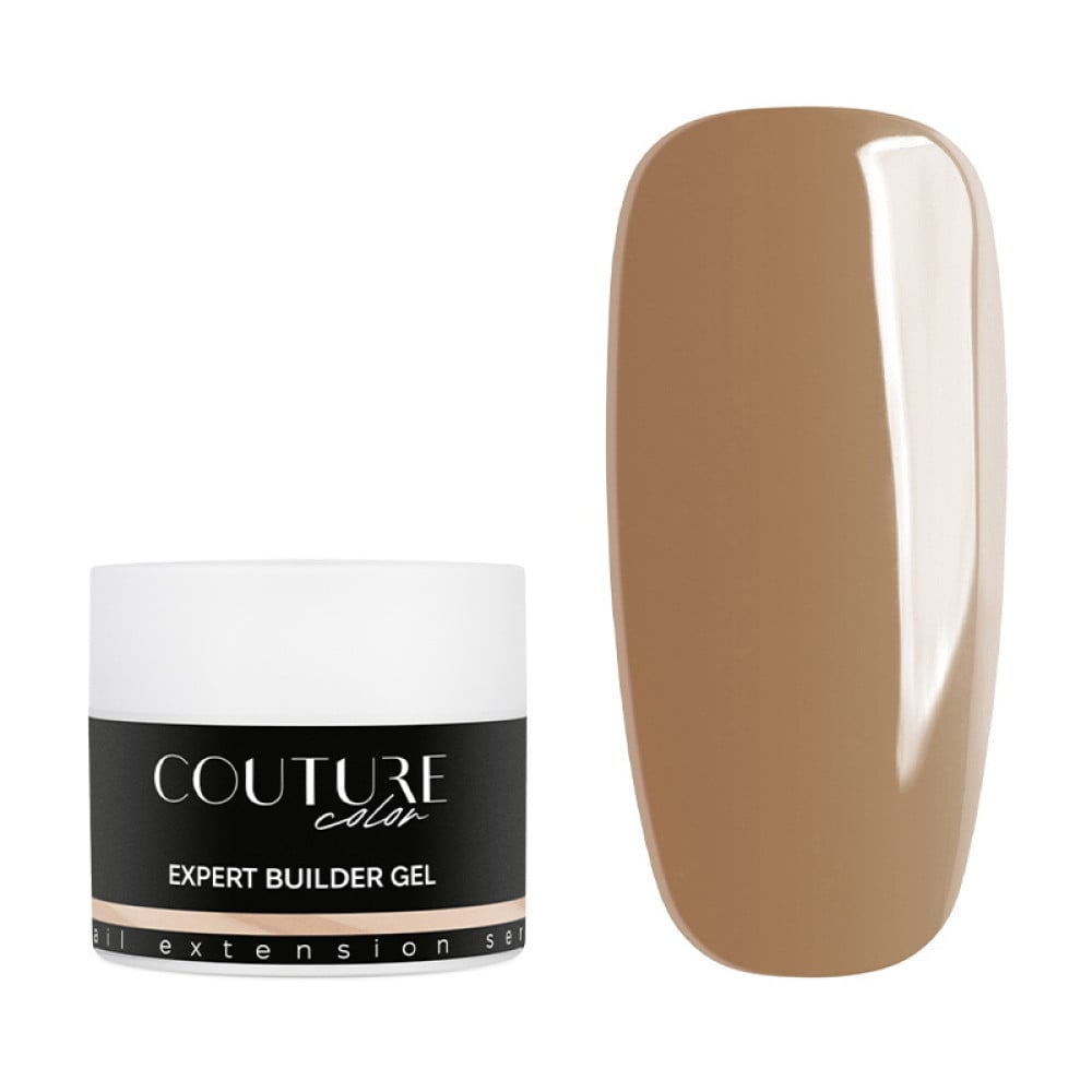 Білдер-гель трифазний Couture Color Expert Builder Gel 04 Warm Nude для нарощування теплий нюдово-бежевий 15 мл