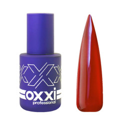 Гель-лак Oxxi Professional Crystal Glass 008 вітражний червоний 10 мл