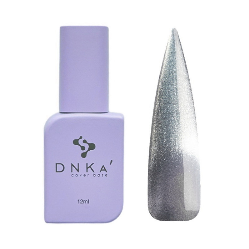 Гель-лак DNKa Polish Gel Bohemian Cats Eye 0149 серо-голубой с шиммером 12 мл