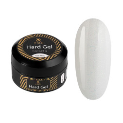 Гель F.O.X будівельний рідкий Hard Gel Flash Milky молочний з блискітками 15 мл