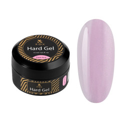Гель F.O.X будівельний рідкий Hard Gel Flash Pink ніжний рожевий з блискітками 15 мл