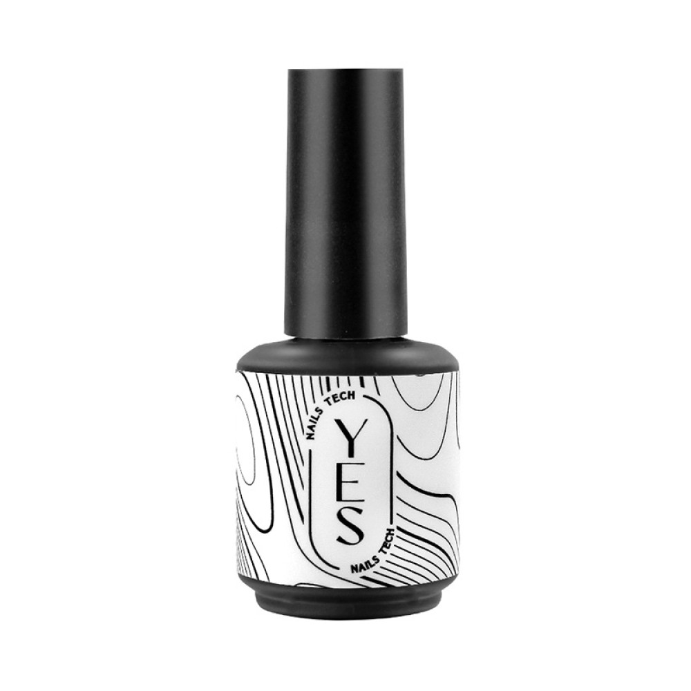 Топ для гель-лака без липкого слоя YES Top Clear Glossy 15 мл