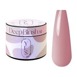 Гель для нарощування YES Strong Gel 10 Deep Blush теплий румянцево-рожевий 30 мл