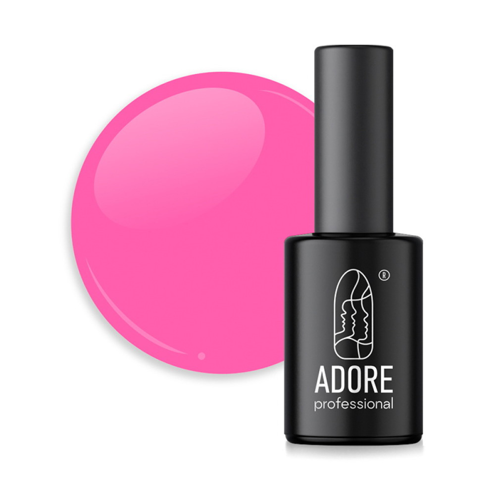 Гель-лак Adore Professional 309 Jellyfish кислотный розовый 8 мл