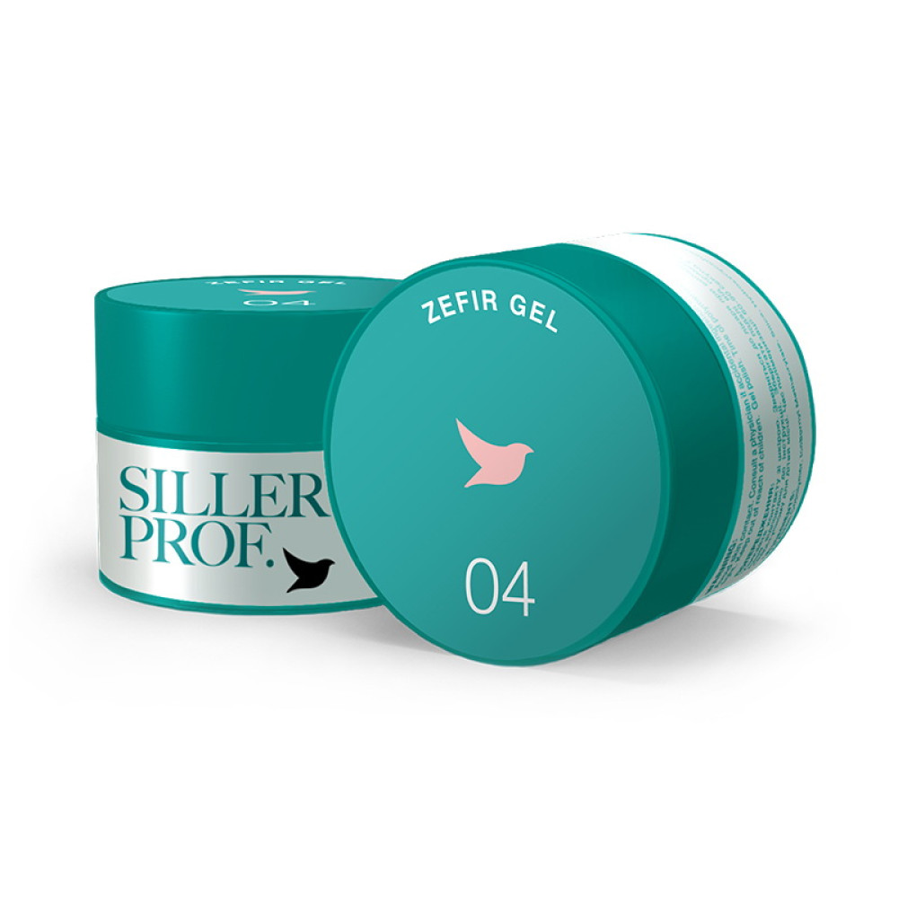 Гель для моделювання та зміцнення Siller Professional Zefir Gel 04 в баночці персиковий 15 мл