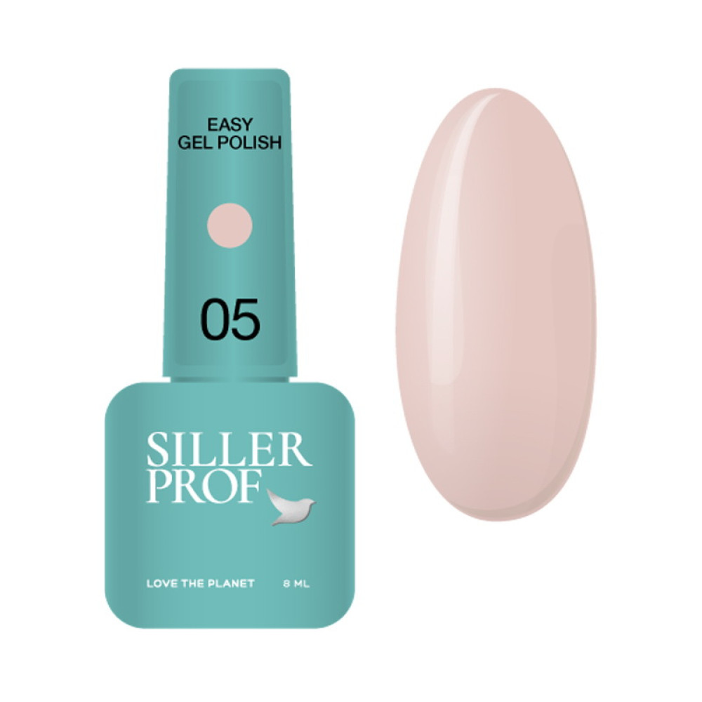 Гель-лак однофазний Siller Professional Easy Gel 05 кремовий беж 8 мл