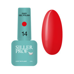 Гель-лак однофазний Siller Professional Easy Gel 14 червоний 8 мл