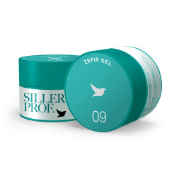 Гель для моделювання та зміцнення Siller Professional Zefir Gel 09 в баночці 15 мл
