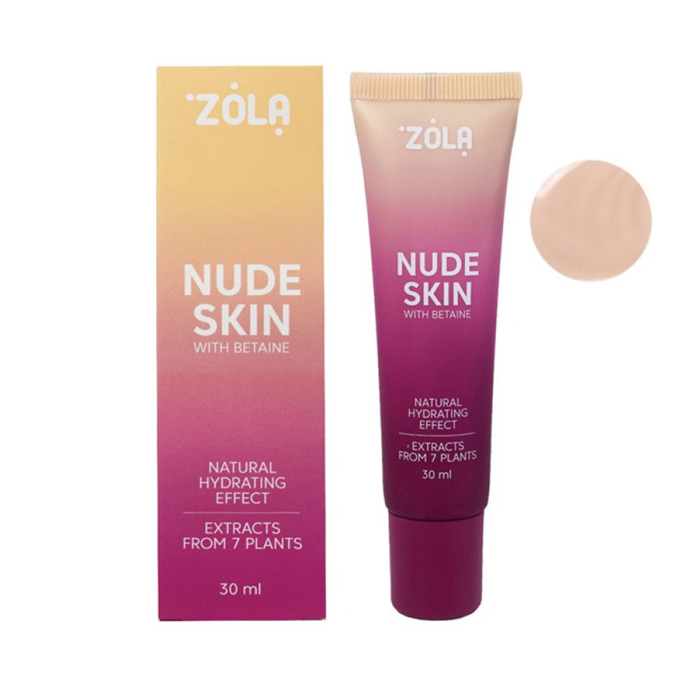 Тональная основа ZOLA Nude Skin With Betaine 01 Light 30 мл