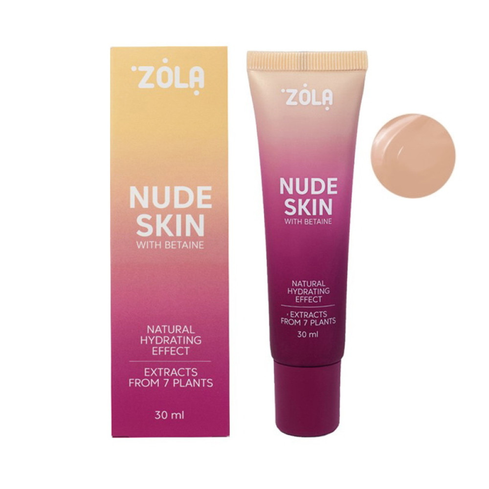 Тональная основа ZOLA Nude Skin With Betaine 03 Tan 30 мл