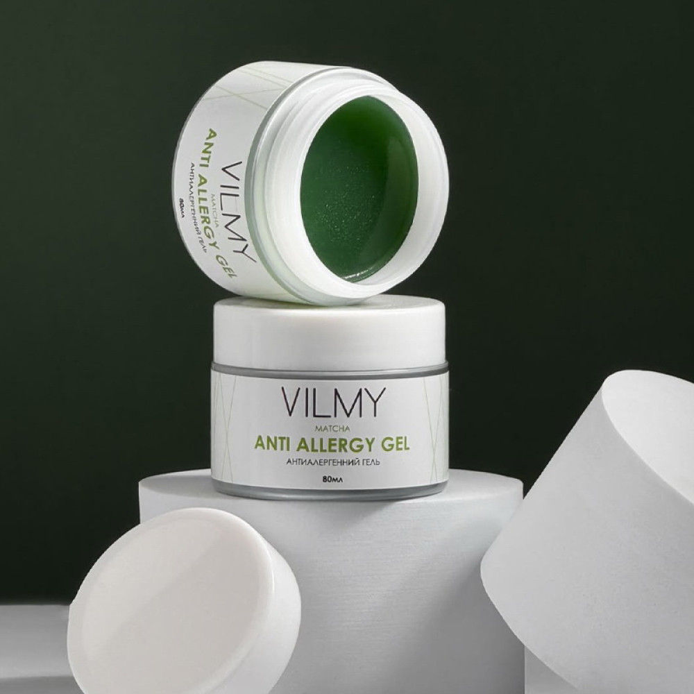 Гель антиаллергенный Vilmy Anti Allergy Gel Matcha нейтрализатор испарения клея 80 мл