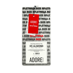 Типсы гелевые для наращивания ногтей Adore Professional Spletniца Gel Nail Tips XS Almond 240 шт ультракороткий миндаль прозрачные