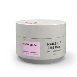 Гель будівельний Nails Of The Day Builder Gel 04 рожевий 15 мл