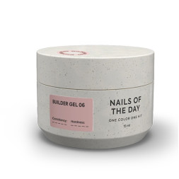 Гель будівельний Nails Of The Day Builder Gel 06 світло–коричневий 15 мл