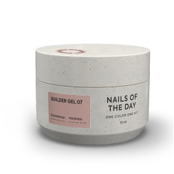 Гель будівельний Nails Of The Day Builder Gel 07 коричневий 15 мл