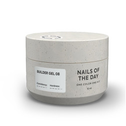 Гель будівельний Nails Of The Day Builder Gel 08 молочний 15 мл