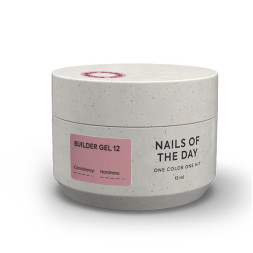 Гель будівельний Nails Of The Day Builder Gel 12 нюдово-рожевий 15 мл