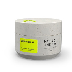 Гель будівельний Nails Of The Day Builder Gel 41 насичено-лимонний 15 мл