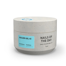 Гель будівельний Nails Of The Day Builder Gel 43 світло-блакитний 15 мл