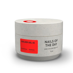Гель будівельний Nails Of The Day Builder Gel 45 коралово-червоний 15 мл