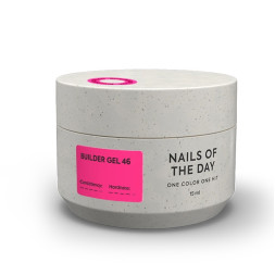 Гель будівельний Nails Of The Day Builder Gel 46 насичено-рожевий 15 мл
