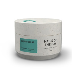 Гель будівельний Nails Of The Day Builder Gel 47 бірюзовий 15 мл