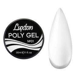 Полигель LUXTON Poly Gel 01 в банке прозрачный 30 мл
