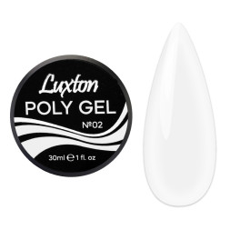 Полигель LUXTON Poly Gel 02 белый 30 мл