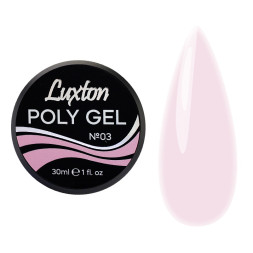 Полигель LUXTON Poly Gel 03 нежный розовый 30 мл