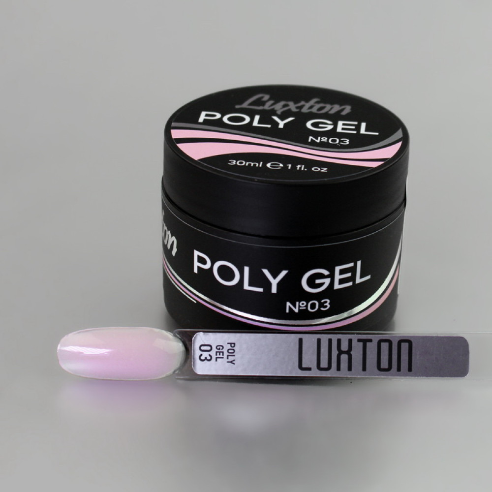 Полігель LUXTON Poly Gel 03 ніжний рожевий 30 мл