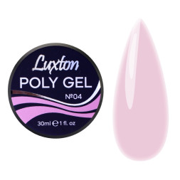 Полигель LUXTON Poly Gel 04 розовый 30 мл