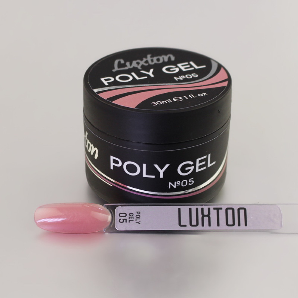 Полігель LUXTON Poly Gel 05 бежево-рожевий 30 мл