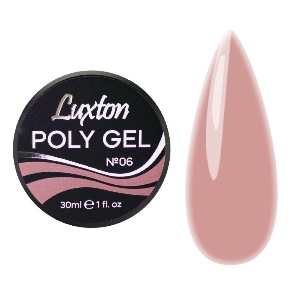 Полігель LUXTON Poly Gel 06 бежевий 30 мл