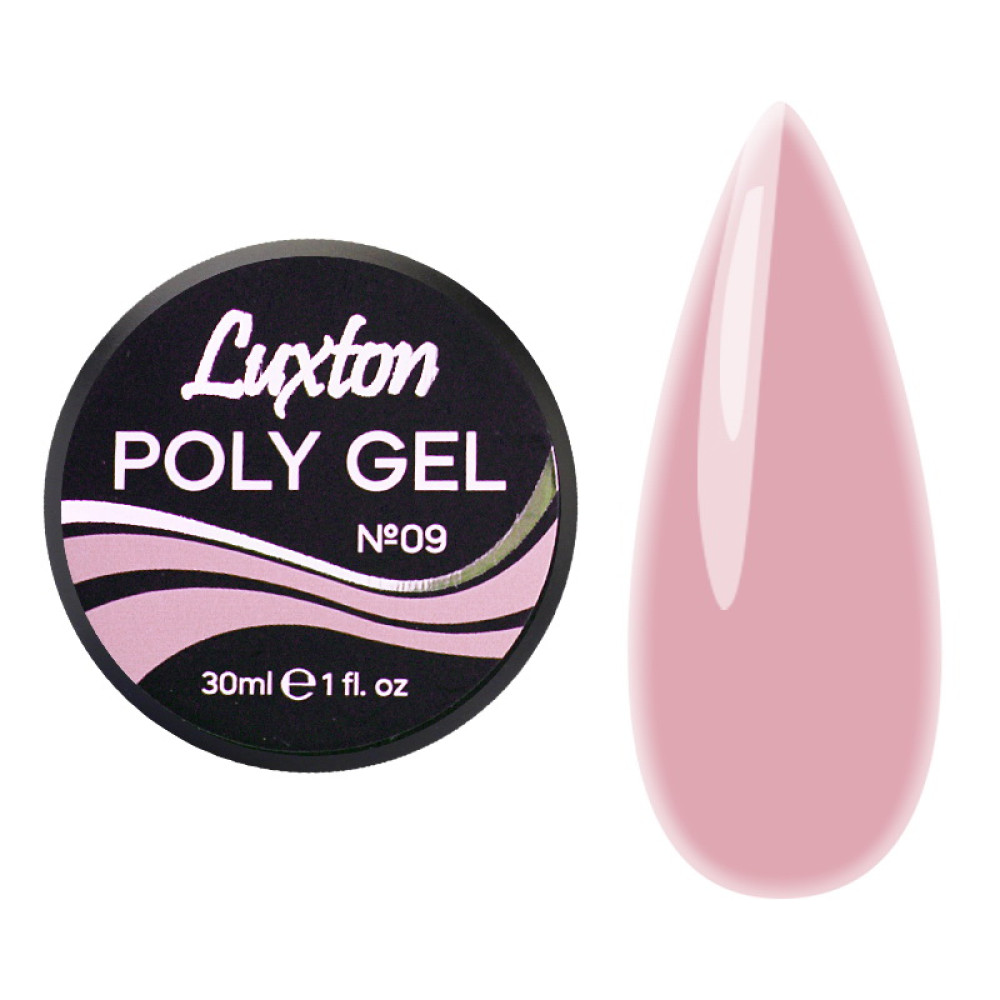 Полігель LUXTON Poly Gel 09 чайна троянда 30 мл