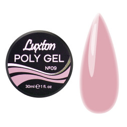 Полигель LUXTON Poly Gel 09 чайная роза 30 мл