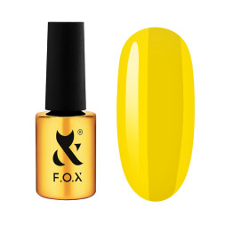 Жидкий акрил-гель F.O.X Aсryl Gel Bottle 014 для укрепления и моделирования солнечно-желтый 14 мл