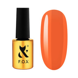 Жидкий акрил-гель F.O.X Aсryl Gel Bottle 015 для укрепления и моделирования мандариновый оранж 14 мл