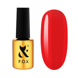 Жидкий акрил-гель F.O.X Aсryl Gel Bottle 017 для укрепления и моделирования классический красный 14 мл