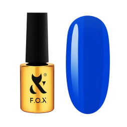 Жидкий акрил-гель F.O.X Aсryl Gel Bottle 020 для укрепления и моделирования неоновый синий 14 мл