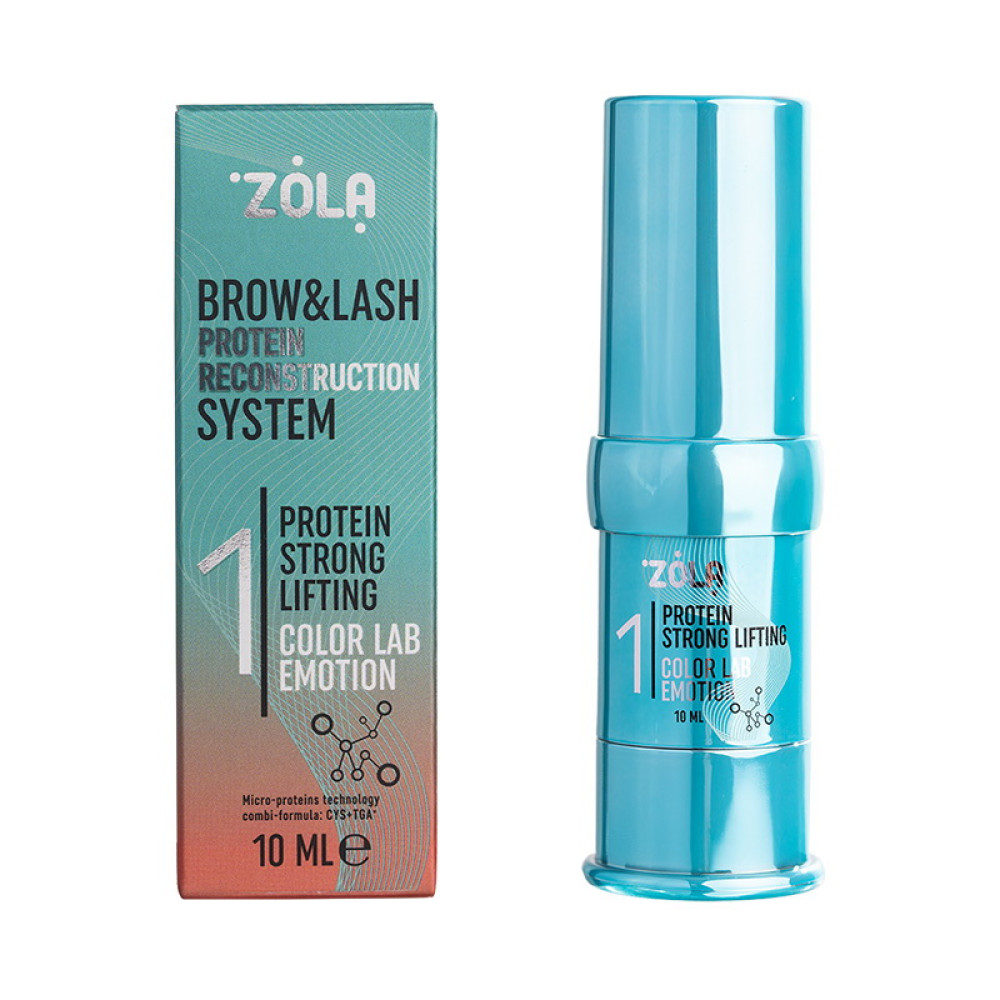 Склад для ламінування брів і вій ZOLA Color Lab Emotion 01 Protein Strong Lifting 10 мл