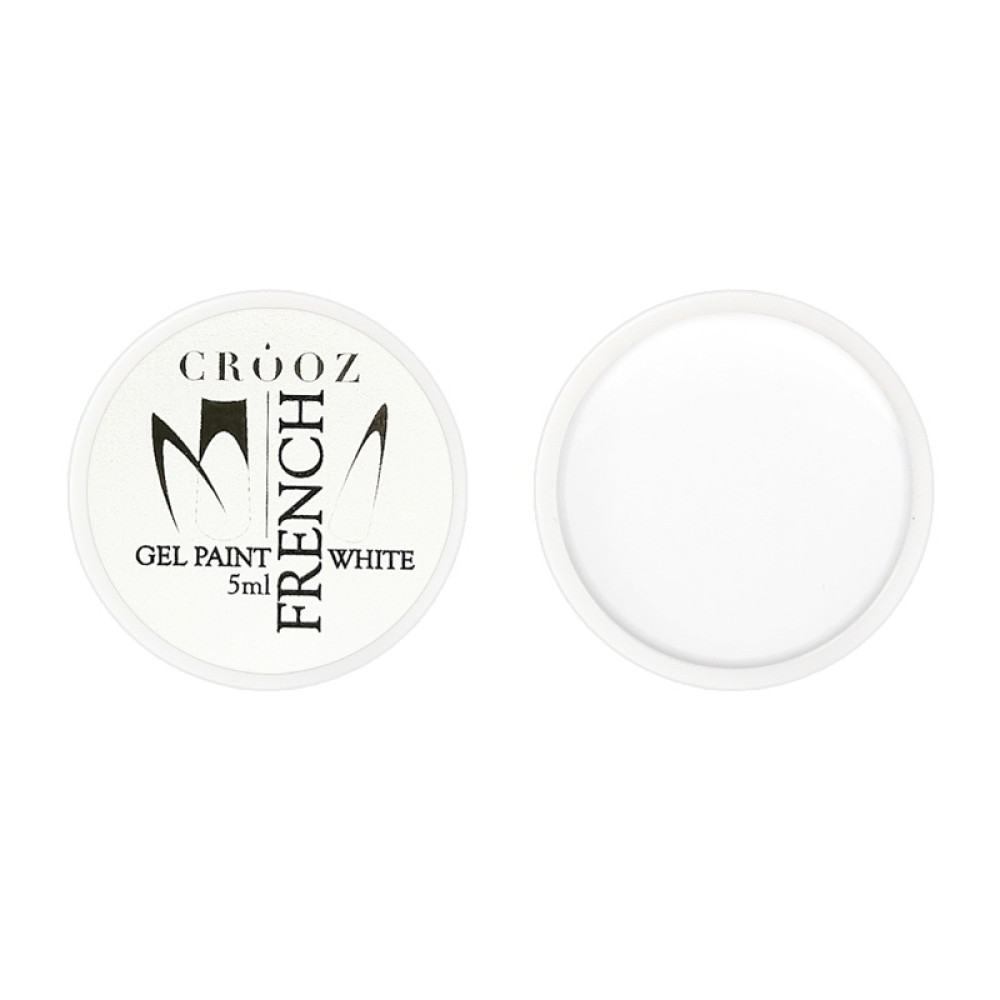 Гель-краска Crooz Gel Paint French White белый 5 мл