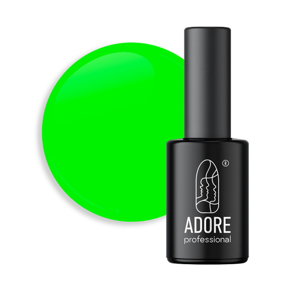 Гель-лак Adore Professional Neon Max Nn-01 Cyber неоновий яскраво-зелений 8 мл