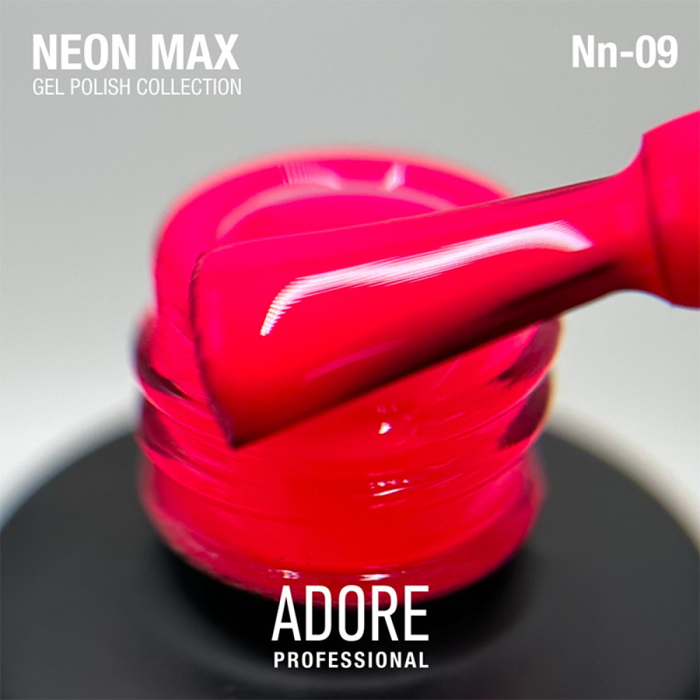 Гель-лак Adore Professional Neon Max Nn-09 Insta неонова фуксія 8 мл