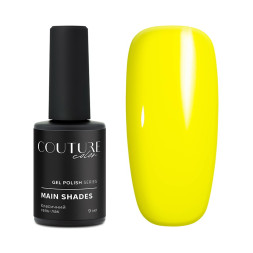 Гель-лак Couture Colour 204 неон-жовтий 9 мл
