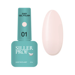 Гель-лак однофазний Siller Professional Easy Gel 01 молочно-рожевий 8 мл