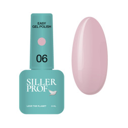 Гель-лак однофазний Siller Professional Easy Gel 06 світлий лілово-рожевий 8 мл