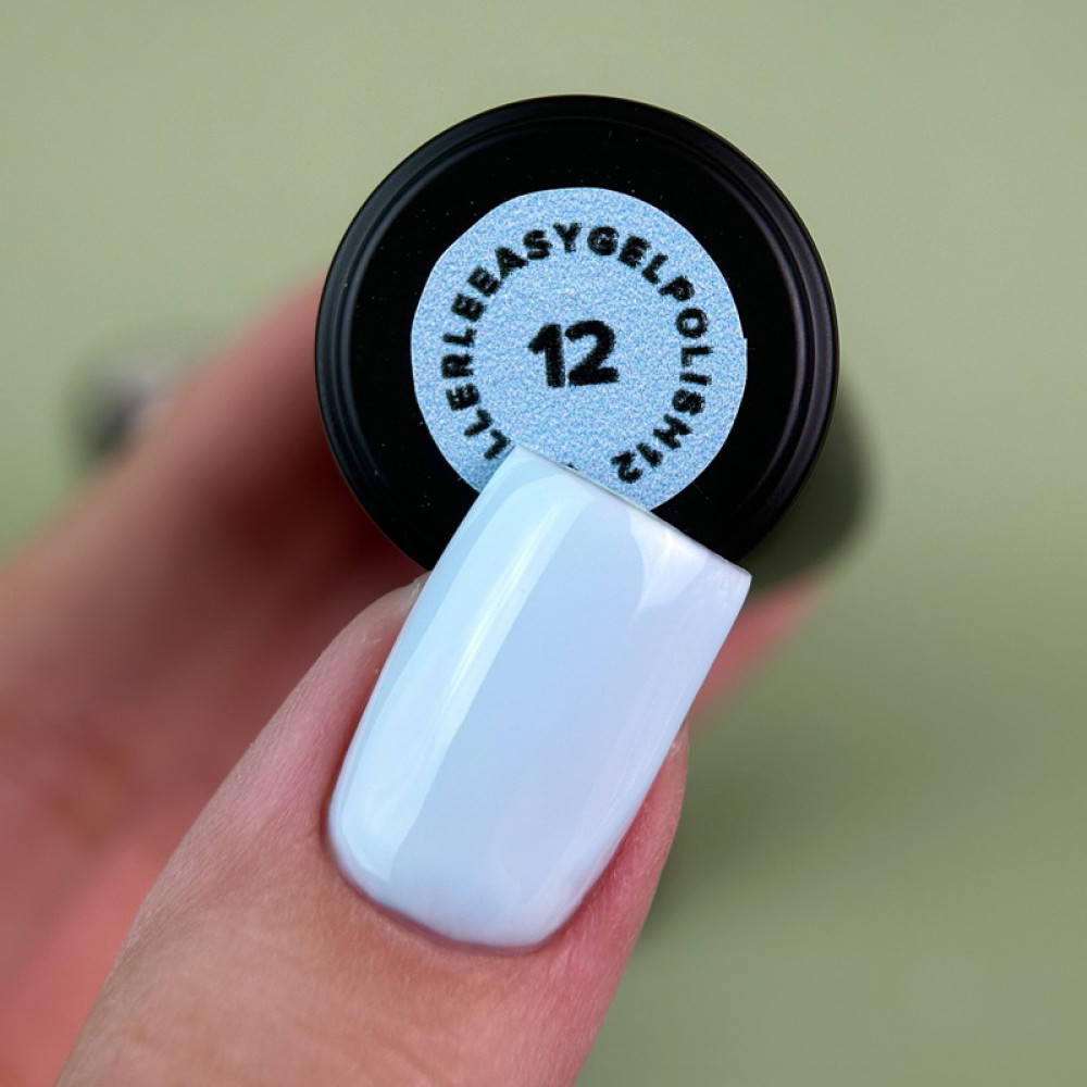 Гель-лак однофазний Siller Professional Easy Gel 12 ніжно-блакитний 8 мл