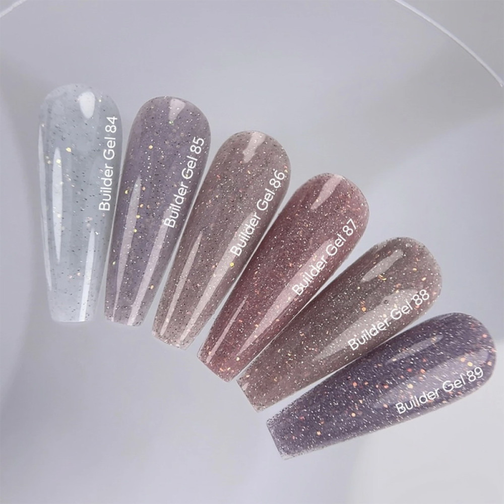 Гель строительный Nails Of The Day Builder Gel 089 холодный лавандовый с опаловым блеском светоотражающий 15 мл